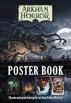 arkham horror poster book 1st edition aconyte books 1839082682, 978-1839082689