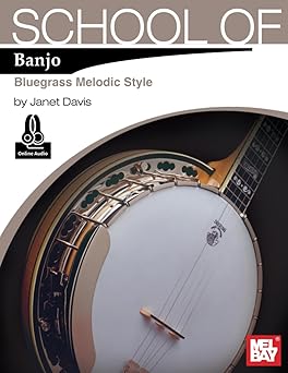 school of banjo bluegrass melodic style 1st edition janet davis 1513483129, 978-1513483122