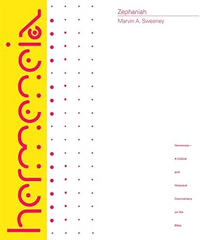 zephaniah a commentary 1st edition marvin a sweeney ,paul d hanson 0800660498, 978-0800660499