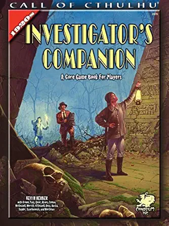 1920s investigator companion 1st edition keith herber 1568822804, 978-1568822808