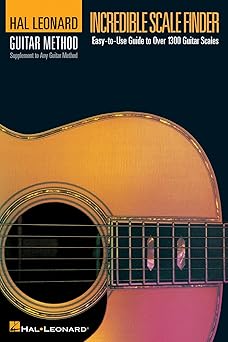 incredible scale finder a guide to over 1 300 guitar scales 6 x 9 ed hal leonard guitar method supplement 1st