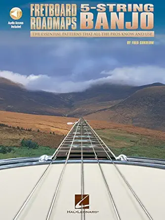 fretboard roadmaps 5 string banjo book/online audio 1st edition fred sokolow 0634001434, 978-0634001437