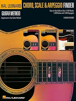 guitar chord scale and arpeggio finder hal leonard guitar method easy guide to over 1 100 chords 1 300 scales