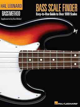 bass scale finder easy to use guide to over 1 300 scales hal leonard method book with fretboard diagrams and