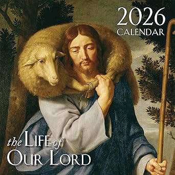 2026 life of our lord wall calendar 1st edition saint benedict press 1505136237, 978-1505136234