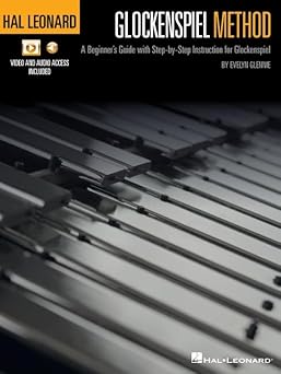 glockenspiel method percussion sheet music and instruction book with online audio and video step by step