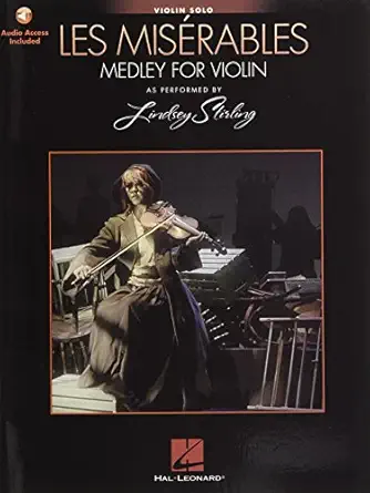 lindsey stirling les misarables book with online backing tracks 1st edition lindsey stirling ,jason gaviati