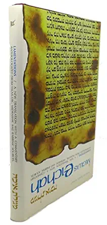 eichah / lamentations a new translation with a commentary anthologized from talmudic midrashic and rabbinic