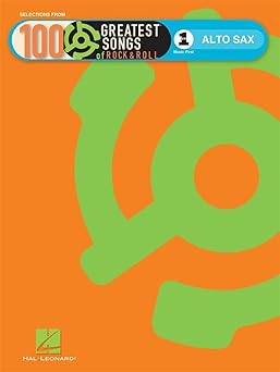 vh1s 100 greatest songs of rock and roll for alto sax classic rock songbook for alto saxophone players