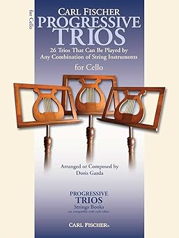 bf64 progressive trios for strings cello 1st edition arranged and edited by doris gazda 0825883032,