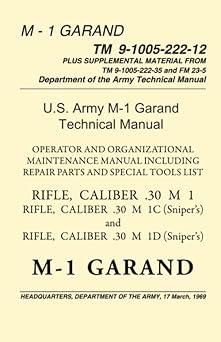 u s army m 1 garand technical manual 1st edition pentagon u s military 1601700148, 978-1601700148