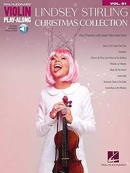 lindsey stirling christmas collection violin play along volume 81 with online audio christmas sheet music