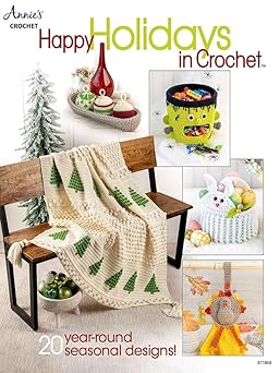 happy holidays in crochet 1st edition annie\\\\\\\'s 164025627x, 978-1640256279
