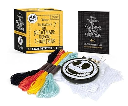 disney tim burtons the nightmare before christmas cross stitch kit 1st edition tim burton 0762495782,
