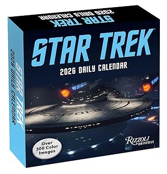 star trek daily 2026 day to day calendar 1st edition cbs 078934808x, 978-0789348081