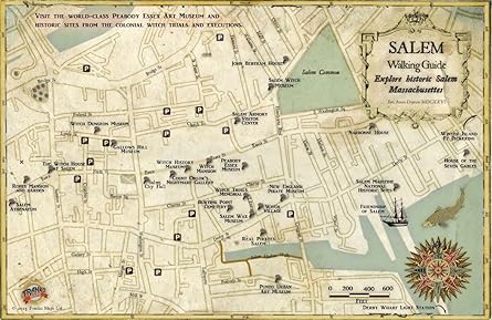 salem walking guide explore historic salem massachusetts 1st edition franko maps 1601905785, 978-1601905789