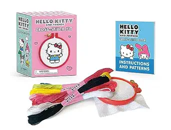 hello kitty and friends cross stitch kit 1st edition sosae caetano ,dennis caetano 076248330x, 978-0762483303