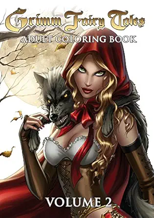 grimm fairy tales adult coloring book volume 2 1st edition zenescope ,paul green ,paolo pantalena ,sean chen