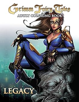 grimm fairy tales adult coloring book legacy 1st edition joe brusha ,ralph tedesco ,sean chen ,elias