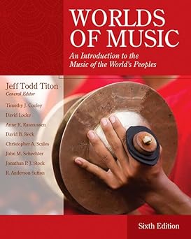worlds of music an introduction to the music of the worlds peoples 1st edition jeff titon 1133953905,