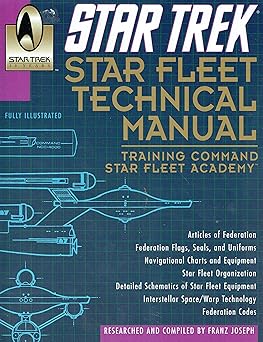star trek star fleet technical manual 1st edition franz joseph 0345340744, 978-0345340740