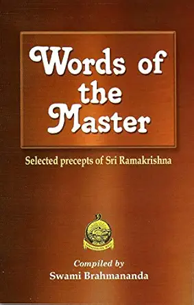 words of the master 1st edition ramakrishna 8180404536, 978-8180404535