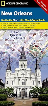 new orleans map 1st edition national geographic maps 1597754145, 978-1597754149