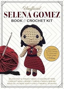 unofficial selena gomez book and crochet kit includes everything to crochet your own selena selena gomez fact