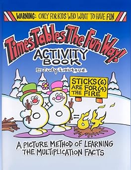 times tables the fun way activity book a picture method of learning the multiplication facts 1st edition judy