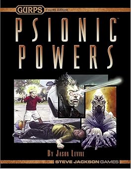 gurps psionic powers 1st edition jason levine 1556349041, 978-1556349041