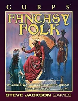 gurps fantasy folk 1st edition sean punch ,chris w mccubbin 1556349009, 978-1556349003