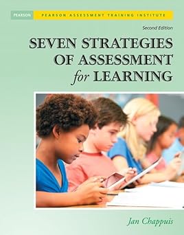 seven strategies of assessment for learning 1st edition jan chappuis ,rick stiggins 0133366448, 978-0133366440