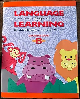 language for learning workbook b 1st edition jean engelmann siegfried osborn 0026746476, 978-0026746472