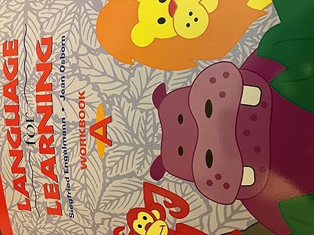 language for learning workbook a 1st edition jean osborn siegfried engelmann 0026746468, 978-0026746465