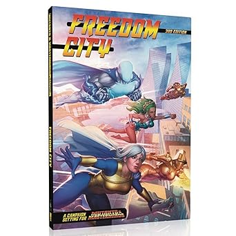 mutants and masterminds rpg freedom city campaign city 1st edition steve kenson 1934547603, 978-1934547601