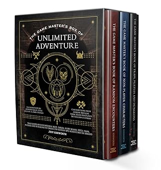 the game masters box of unlimited adventure thousands of unforgettable maps tables story hooks npcs traps