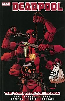 deadpool 4 the complete collection 1st edition daniel way ,carlo barberi ,ale garza ,shawn crystal ,salvador