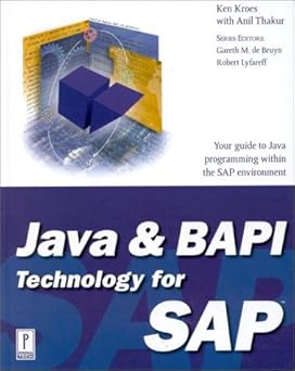 java and bapi technology for sap 1st edition ken kroes ,anil thakur 0761523057, 978-0761523055