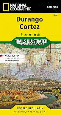 durango cortez mesa verde national park map 1st edition national geographic maps trails illustrated