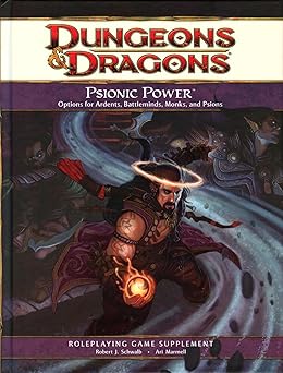 psionic power a dandd supplement 1st edition mike mearls 0786955600, 978-0786955602