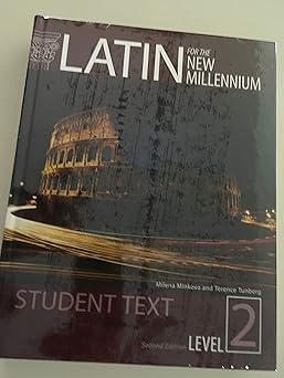 latin for the new millennium student text level 2 1st edition author follow 0865168113, 978-0865168114