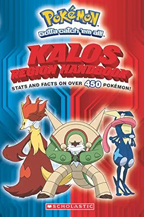 pokemon kalos region handbook 1st edition scholastic inc 9352758870, 978-9352758876