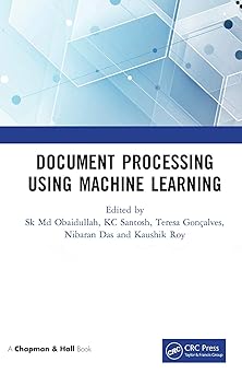 document processing using machine learning 1st edition sk md obaidullah ,kc santosh ,teresa goncalves