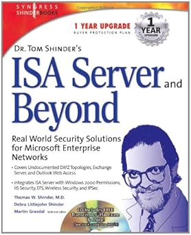 dr tom shinders isa server and beyond real world security solutions for microsoft enterprise networks 1st