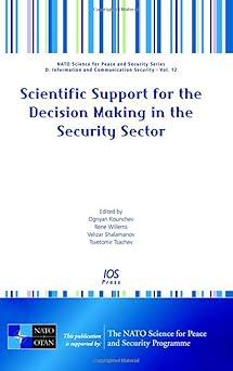 scientific support for the decision making in the security sector 1st edition ognyan kounchev ,velizar