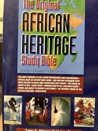 african heritage study bible king james version 1st edition king james version 1555237118, 978-1555237110