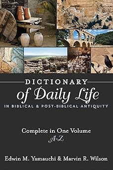 dictionary of daily life in biblical and post biblical antiquity complete in one volume a z 1st edition edwin