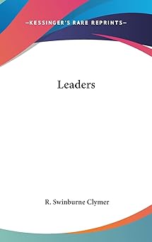 leaders 1st edition r swinburne clymer 1161530606, 978-1161530605