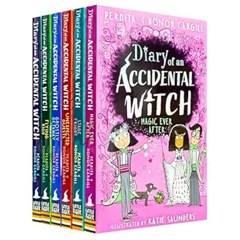 diary of an accidental witch series 6 books collection set by honor and perdita cargill 1st edition honor and