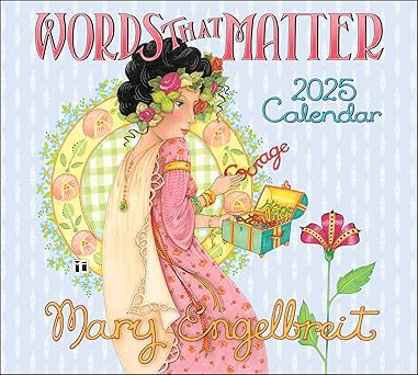 mary engelbreits words that matter 2025 deluxe wall calendar 1st edition mary engelbreit 1524888885,